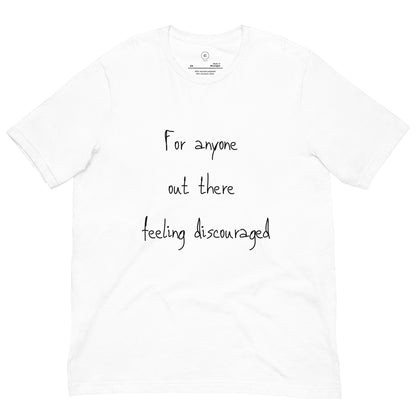 For Your Encouragement Unisex White Eco-friendly T-shirt