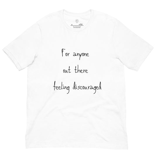 For Your Encouragement Unisex White Eco-friendly T-shirt